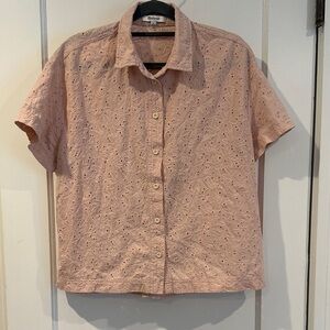 Madewell Beachside Cotton Buttondown in Dream on Daisies